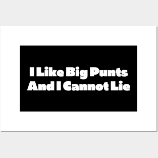 I Like Big Punts And I Cannot Lie Posters and Art